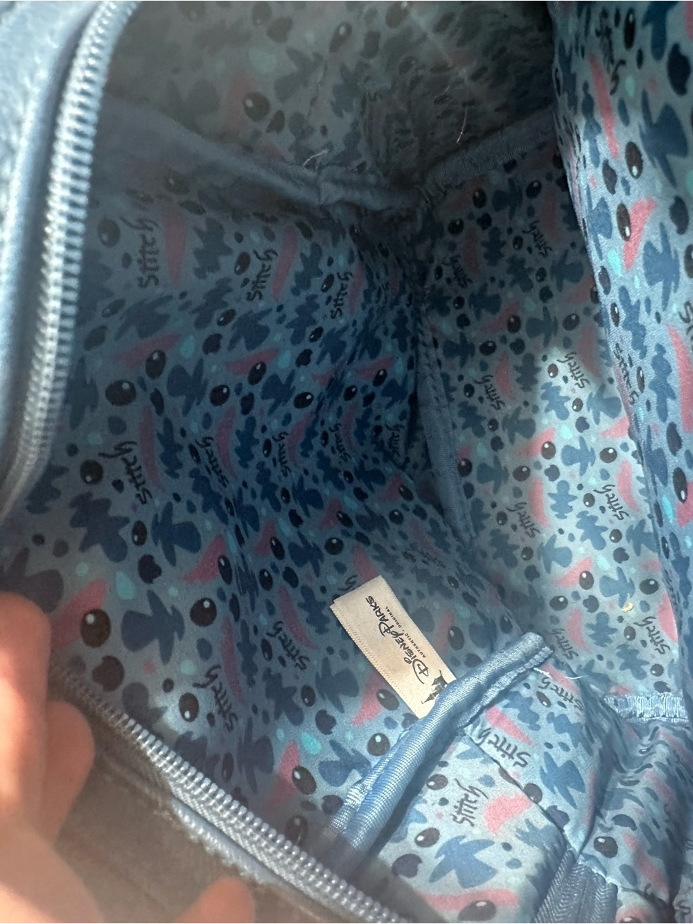 Loungefly Blue Stitch Character Mini Backpack - Picture 5 of 5